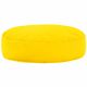 Jaune clair Coussin Rond Monaco simili-cuir