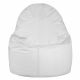 Blanc Pouf Poire Fauteuil Porto simili-cuir