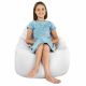 Blanc Pouf Poire Fauteuil Porto simili-cuir