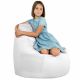 Blanc Pouf Poire Fauteuil Porto simili-cuir