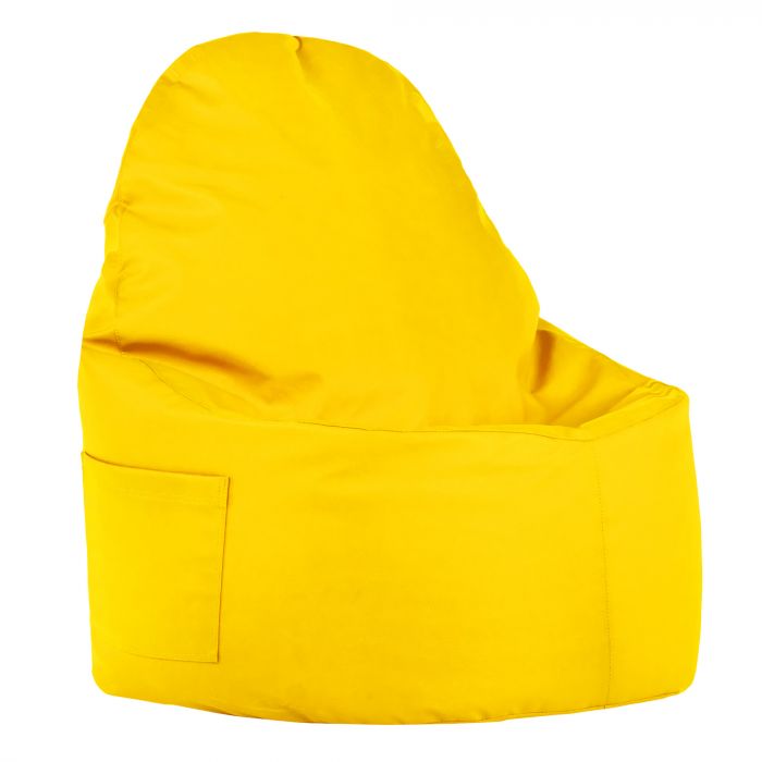 Jaune clair Pouf Poire Fauteuil Porto simili-cuir