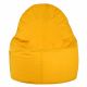 Jaune Pouf Poire Fauteuil Porto simili-cuir