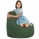 Vert foncé Pouf Poire Fauteuil Porto simili-cuir