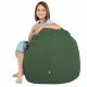 Vert foncé Pouf Poire Fauteuil Porto simili-cuir