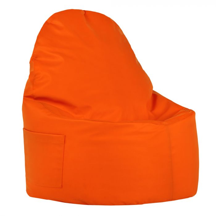 Orange Pouf Poire Fauteuil Porto simili-cuir