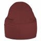 Rouge foncé Pouf Poire Fauteuil Porto simili-cuir