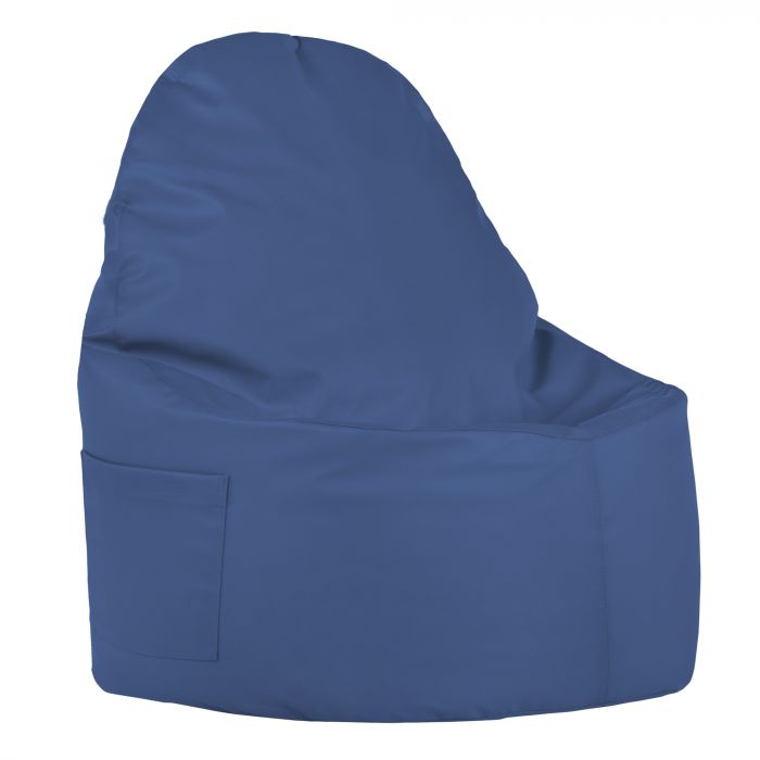 Bleu Pouf Poire Fauteuil Porto simili-cuir