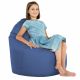 Bleu Pouf Poire Fauteuil Porto simili-cuir