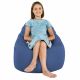 Bleu Pouf Poire Fauteuil Porto simili-cuir