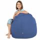 Bleu Pouf Poire Fauteuil Porto simili-cuir