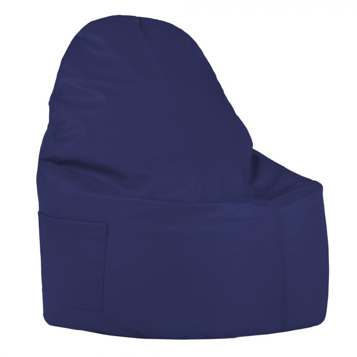 Bleu marine Pouf Poire Fauteuil Porto simili-cuir