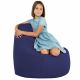 Bleu marine Pouf Poire Fauteuil Porto simili-cuir