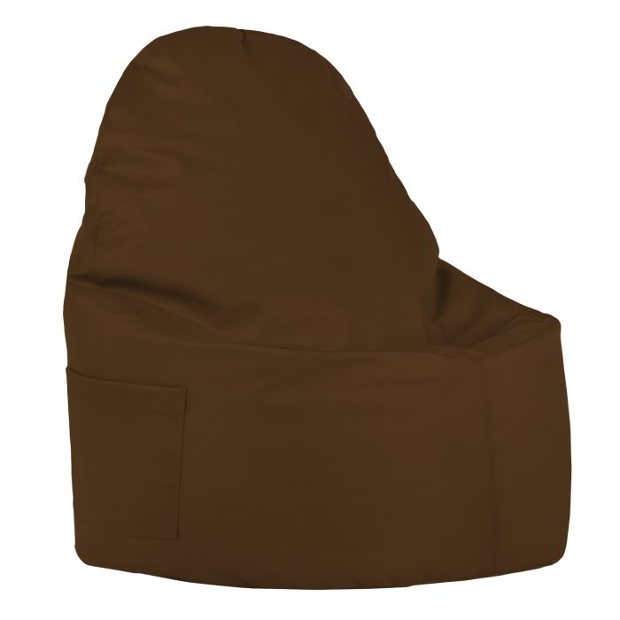 Marron Pouf Poire Fauteuil Porto simili-cuir