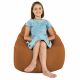 Sitzsack Sessel Porto Kunstleder Hellbraun