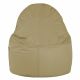 Beige Pouf Poire Fauteuil Porto simili-cuir