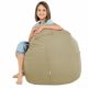 Beige Pouf Poire Fauteuil Porto simili-cuir