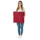 Rouge Coussin Carré velours