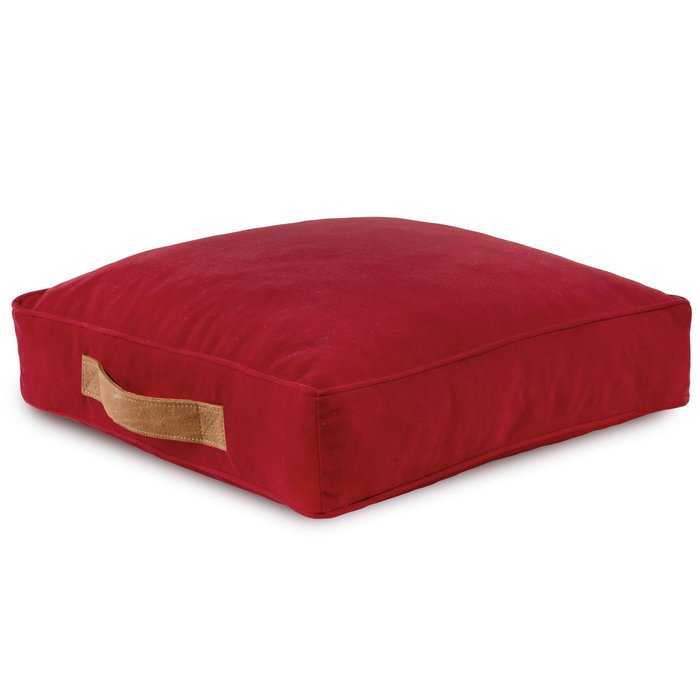 Rouge Coussin Carré velours