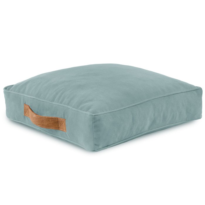 Menthe Coussin Carré velours