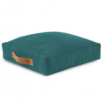 Bleu Coussin Carré velours