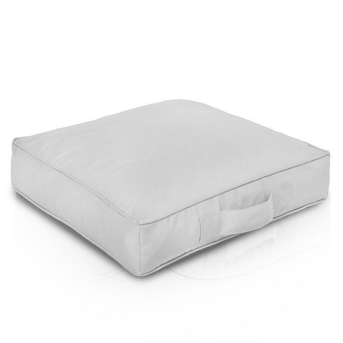 Blanc Coussin Carré Extérieur nylon