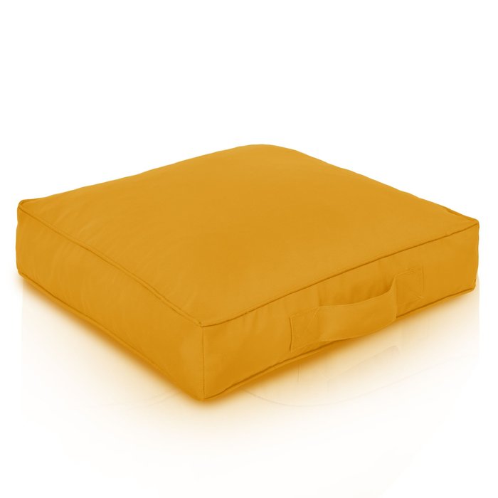 Jaune Coussin Carré Extérieur nylon