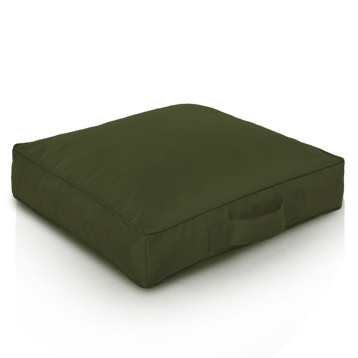 Vert foncé Coussin Carré Extérieur nylon