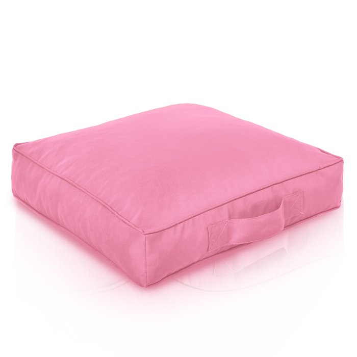 Rose clair Coussin Carré Extérieur nylon