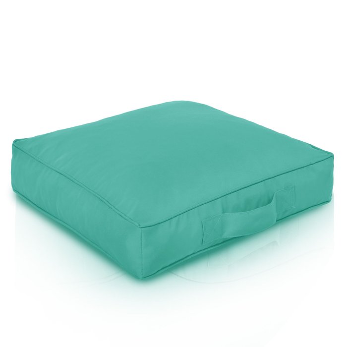 Turquoise Coussin Carré Extérieur nylon