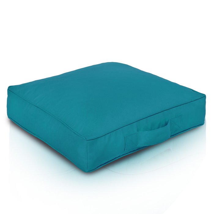 Bleu Coussin Carré Extérieur nylon