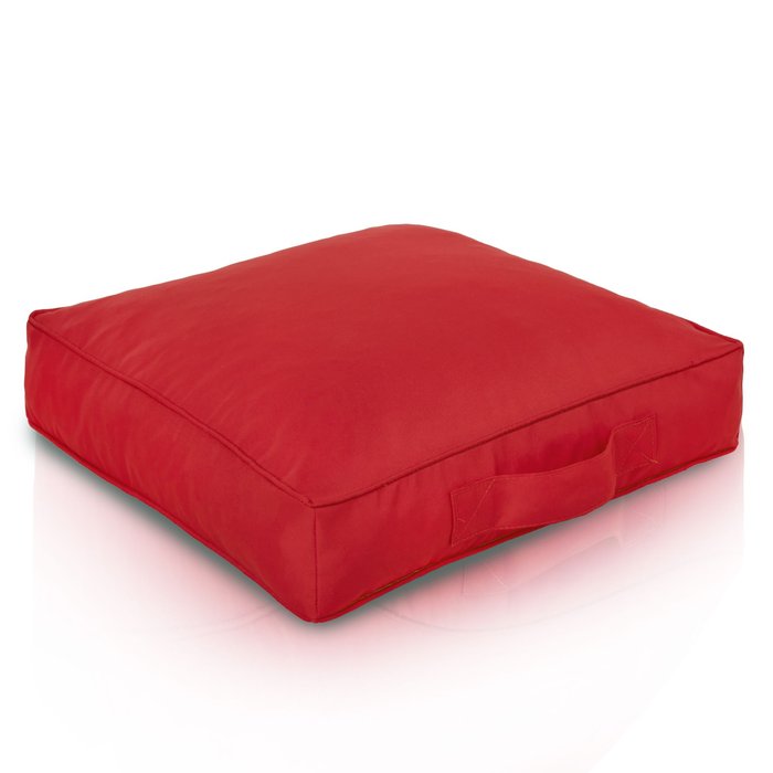 Rouge Coussin Carré Extérieur nylon