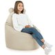 Perle Pouf Poire Fauteuil Teddy velours