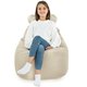 Perle Pouf Poire Fauteuil Teddy velours