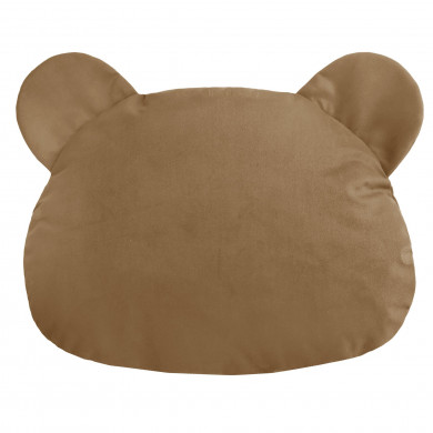 Beige Coussin Nounours velours