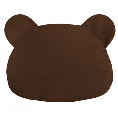 Marron Coussin Nounours velours