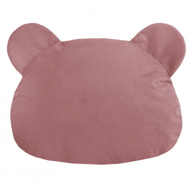 Kinderkissen Teddy Plüsch Puderrosa