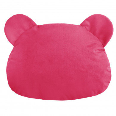 Rose Coussin Nounours velours