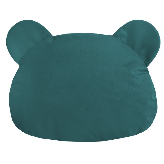 Bleu Coussin Nounours velours