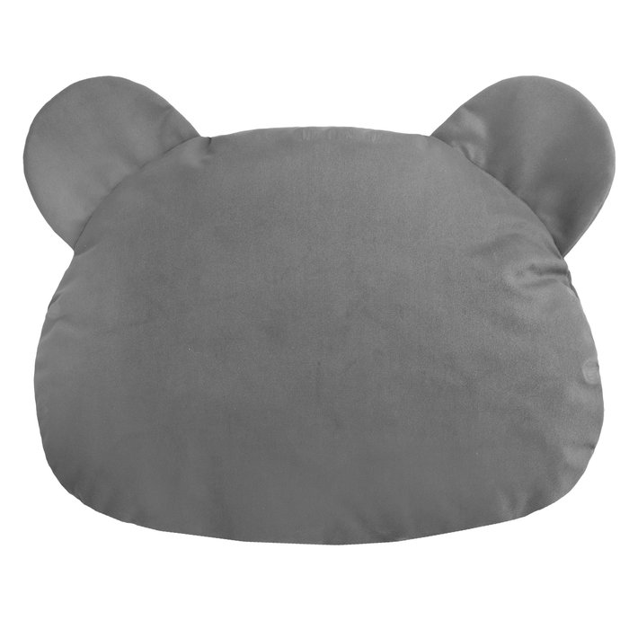 Kinderkissen Teddy Plüsch stahl