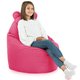 Rose Pouf Poire Fauteuil Teddy velours