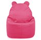 Sitzsack Sessel Teddy Plüsch rosa