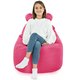 Rose Pouf Poire Fauteuil Teddy velours