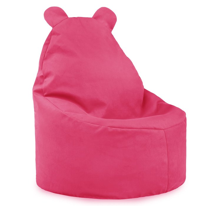 Rose Pouf Poire Fauteuil Teddy velours