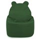 Vert foncé Pouf Poire Fauteuil Teddy velours