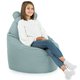 Menthe Pouf Poire Fauteuil Teddy velours