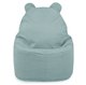 Menthe Pouf Poire Fauteuil Teddy velours