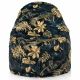 Feuilles d'or Pouf Poire Fauteuil Porto 