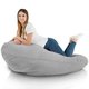 Yeti gris Pouf Poire Drop XXL 