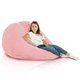 Yeti rose Pouf Poire 