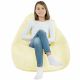 Yeti blanc Pouf Poire Fauteuil Porto 